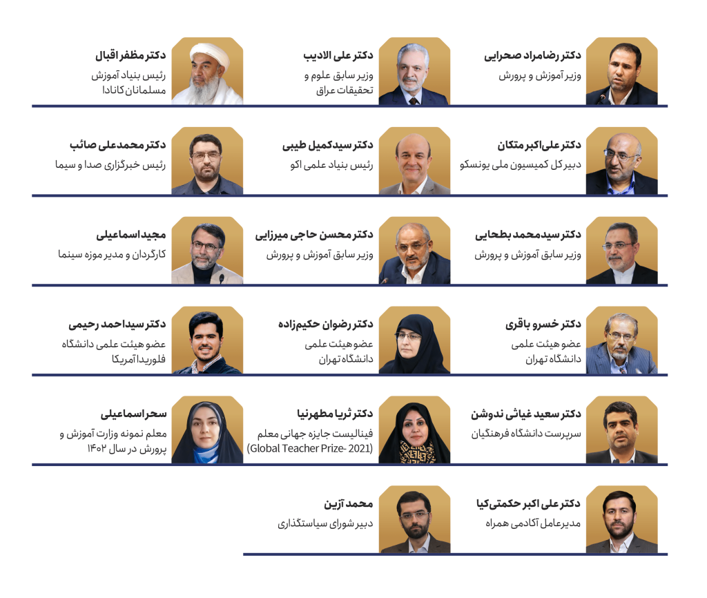 شورای سیاستگذاری جایزه معلم- فارسی